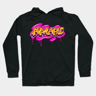 Available Typography Lettering Hoodie